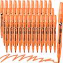 Cgerma Orange Highlighters, 36 Pack, Chisel Tip Highlighter Pack, Quickly Drying, Perfect for Students Kids Adults, Office, School, Classroom Supplies