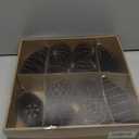 12PCS Velvet Christmas Ornaments Balls 3.15/6.6 Inch Flocked Ornament Sets Glitter Balls for Xmas Hanging Ornaments Decoration Wedding Party Holiday Decor - Chocolate Brown