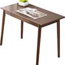 Solid Wood Desk with Drawers, Wooden Computer Desk for Home Office, Gaming Study Desk for Small Spaces, Writing Work Desk for Bedroom,Easy Assembly (Walnut Color 39.4 inch), 47"W 21"D 30"H