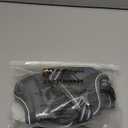 rabbitgoo Dog Harness Medium Sized No Pull, Tactical Service Pet Vest with Molle and Control Handle, Adjustable and Reflective Military Harness for Easy Walking and Training, Grey, M