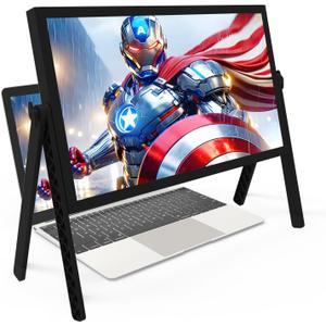 21 inch Screen Magnifier for Laptop 3D HD Screen Expanders for Movies, Videos, and Gaming, Screen Enlarger with Adjustable Angle Design Amplifier Desktop Magnifying for Seniors Reading (Black)
