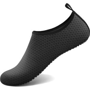 Homitem Water Shoes for Women Men Aqua Socks Swim Beach Pool River Slip-On Barefoot Quick-Dry Vacation Cruise Essentials Accessories for Yoga Kayak Sports, Size: 8.5-9.5 Women/7.5-8.5 Men