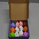 Valentines Day Gifts for Kids, 12 PCS Light Up Animal Suction Pop Fidget Toys, Christmas Gifts for Kids, Party Favors, Carnival Prizes, Light Up Toddler Toys