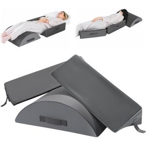 ROYALAY 3-in-1 Wedges for Bed Positioning, Wedge Pillow Set After Surgery for Sleeping, Body Pillow for Back Pain Relief Seniors, Caregivers, Side Sleepers, After Surgery, 21.26*20.47*6.1in