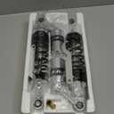 RFY  320mm Pair Motorcycle Rear Air Shock Absorbers for Honda Kawasaki Yamaha Suzuki Universal Silver & Black
