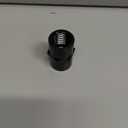 EVIL ENERGY 1/2 NPT Female to 1/2 NPT Female Fitting Adapter Straight Aluminum Black