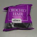 Fulcrum Goddess Locs Crochet Hair 14 Inch, 8 Packs New Faux Locs Crochet Hair for Black Women, Crochet locs with Curly Ends (14Inch (Pack of 8), 1B/4/30#)