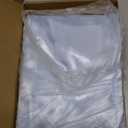 P Pothuiny 3-Piece Set Ruffle Satin Pillowcases & Full Fitted Sheet