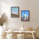 BESCRCL 20x27 Picture Frame Brown, Poster Frames Wall Hanging, Display Pictures 20 x 27 without Mat, 1 Pack