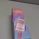 Amazmic Kids Karaoke Microphone Machine Toy Bluetooth Microphone Portable Wireless Karaoke Machine Handheld with LED Lights, Gift for Children Adults Birthday Party, Home KTV(Black Gold)