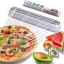 EasyCutter- The Premium Effortless Cling Film Dispenser for Every Kitchen by COZYTO (Amazing Gray)