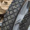 3 Pack 12 x 1.75 Inch Push Mower Wheels, Spoke Plastic Wheel with Diamond Tread, Push Mower Replacement Wheels for Lawn Mower, Hand Trucks, Garden Carts