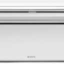 Brabantia Rectangular Fall Front Bread Box | Matt Steel | Large Metal Front Opening Bread Store for Kitchen Countertop | Flat Top for Extra Storage, Magnet Closing Lid | Fits 2 Loaves