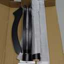 Coat Rack Freestanding, Coat Stands Entryway, Bamboo Coat Rack Hat Hanger 8 Hook for Jacket, Purse, Scarf Rack, Umbrella Tree Stand (Black)