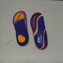 Bunion Relief, QBK Shoe Inserts for Shoes Too Big Effective Prevent High Arch, Overpronation, Plantar-Fasciitis, Flat Feet XS (XS: Women6-7, Purple)