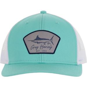 Guy Harvey Women's Trucker Hat (One Size, Beach Glass/Cali Vibes) Guy Harvey Women's Trucker Hat (One Size, Beach Glass/Cali Vibes)