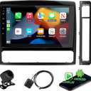 9 Inch Car Radio Stereo Fit for Toyota Tacoma 2005-2015, 2+64GB, with CarPlay & Android Auto, Android 14, GPS Navigation, Bluetooth 5.0, Backup Camera Input, Steering Wheel Control
