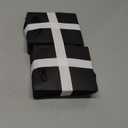 HUAPRINT 12 Pack Extra Small Black Gift Bags,4x2.75x4.5 inch Tiny Mini Paper Bags with Handles Bulk For Party Favors,Presents,Birthday, Weddings,Baby Showers,Business,Shopping