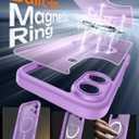 TOCOL for Phone 17 Case, Compatible with Magsafe Charger, Full Camera Protection, Drop Protection, Translucent Matte Phone Case for Phone 17 6.3 inch (Light Purple)