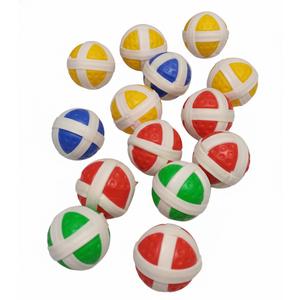 DailySee Sticky Balls for Dartboard Game, 20 Pcs Safe Sticky Balls for Indoor Outdoor Party Games, Dart Hook and Loop Ball with Storage Bag