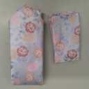 Alizeal Mens 3.15 Inch Small Floral Tie Pocket Square Set Ditsy Print Design for Garden Parties and Romantic Occasions