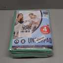 Utopia Bedding Washable Pee Pads for Dogs 34" x 36" (Pack of 4), Waterproof Incontinence Bed Pads for Adults, Elderly and Kids, Heavy Absorbency Pet Training Pads for Sofa and Couch (Green, Blue)