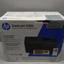 HP DeskJet 4355 Wireless All-in-One Color Inkjet Printer, Scanner, Copier, Best-for-Home, 3 Month Trial of Instant Ink Included, AI-Capable (AJ4Y0A) | Dual-band Wi-Fi with HP app and 4800 x 1200 dpi for printing, scanning and copying