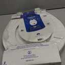Mayfair Cameron White Toilet Seat, Non Slip Heavy Duty Wood, Easy Clean, Round
