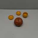 Interactive Dog Toys for Aggressive Chewers, /No Oil Needed/Smooth Screwing Frozen Treat Freezable Dog Puzzle Treat Dispensing Toy to Keep Them Busy for Small Medium Large Breeds (Brown)