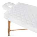 2-Piece Waterproof Massage Table Sheet Set, Extra Soft, Cushy, for Massage Tables, Includes Massage Fitted Sheet and Face Rest Cover, White