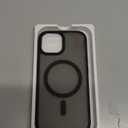 Miracase Magnetic for iPhone 15 Case (Compatible with MagSafe)with 2X Screen Protectors Military-Grade Protection, Anti-Fingerprint Translucent Matte Phone Cover for iPhone 15 6.1 inch, Black