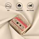 AirPods Pro 2 Case Cover, KOREDA Funny Cassette Tape Design Case for Airpods Pro 2nd Generation/1st Generation (2023/2022/2019), Cute Cartoon Fashion Silicone Protective Case for Women Men (Cinnamon Powder)