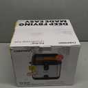 Chefman Fry Guy, The Most Compact & Convenient To Deep Fry Comfort Food, Restaurant-Style Basket With A 1.6-Quart Capacity, Easy-View Window & Adjustable Temp Control, Stainless - 1.5 Liter