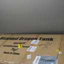 50 Gallon Bearded Dragon Tank, 36"x18"x18" (3x1.5x1.5 ft) Reptile Terrarium, Medium Reptile Enclosure with Aluminum Frame, Mesh Top, Lock Doors