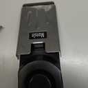 Door Stop Alarm, Door Stopper with 120DB Security Alarm, Floor Wedge Doorstop for Travel Apartment Home House (Pack of 1) (Black)