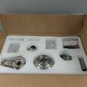 Asyko Crystal Ceiling Fan Fandelier with Lights and Remote Control, 52" Modern Chandelier Ceiling Fans with Reversible Blades, Silent Motor, Fandelier Ceiling Fan with Light Chrome