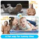 Yeeeasy Tummy Time Water Mat Inflatable Tummy Time Water Play Mat for Babies, Infants and Toddlers 3 to 24 Months Promote Development Toys Baby Toys essentials and Gifts