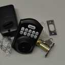 TEEHO TE001 Keyless Entry Door Lock with Keypad - Smart Deadbolt Lock for Front Door with 2 Keys - Auto Lock - Easy Installation - Matte Black