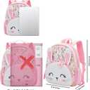 KK CRAFTS Preschool Backpack Toddler Neoprene Animal Schoolbag Lunch backpack for Kids Boys Girls(Floral Rabbit)