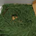 2Pcs 6FT Norfolk Pine Garlands Realistic, Real Touch Winter Xmas Garland, Christmas Decorations Indoor Outdoor, Artificial Holiday Decor Faux Greenery for Mantle, Fireplace, Table