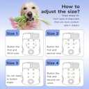 Paw Legend Washable Reusable Female Dog Period Diapers for Heat Doggie Puppy Diapers for Female Dogs (3 Pack, Medium)