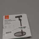 Double Phone Stand of Desk,Tablet Holder of Table,Adjustable Height,Black, Stable Base,Support Phones and Tablets up to 10.9 inches.Suitable for Video conferencing,Live Broadcast, Watch Movie