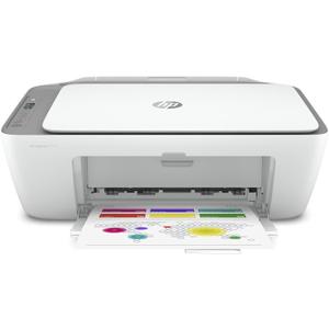 HP DeskJet 2755 All-in-One Wireless Printer Scanner Copier Instant Ink Ready Mobile Print Black 7.5ppm Color 5.5ppm Wifi Inkjet Computer Printers for Home Use and Office, Grey  (DeskJet 2755 (White/Grey))