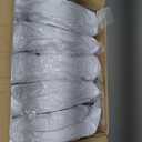 Trlyc Spandex Folding Chair Covers 100 Pcs Universal Fitted Dining Chair Cover Stretchy Slipcovers for Wedding Party Banquet Flat-Front Chairs Covers (White)