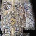 Loloi Layla Collection LAY-03 Olive/Charcoal 9'-0" x 12'-0" .13" Thick Area Rug, Soft, Durable, Vintage Inspired, Distressed, Low Pile, Non-Shedding, Easy Clean, Printed, Living Room Rug