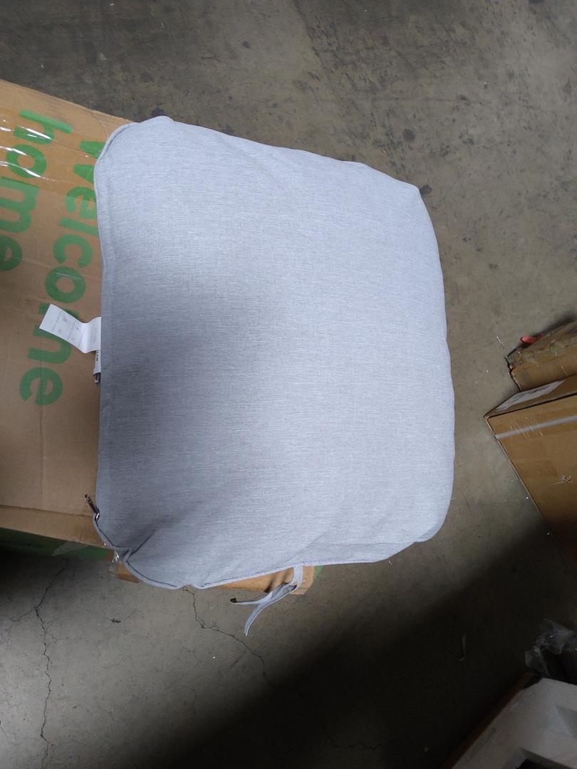 Decorative Cushion Pillows – 4 Pack, 23 x 19 Inches, Gray