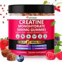 Creatine Monohydrate Gummies for Men & Women, 5000mg per Serving Creatine Supplement with Beta-Alanine, L-Citrulline & B12 - Supports Strength and Energy - 75 Vegan Gummies. Sugar-Free (EXP 12/17/2026)