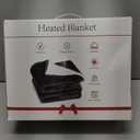 Heated Blanket, 50x60 Throw Size Electric Blanket with Auto Shut-Off, Ultra Soft Flannel Fleece Fast Heating Blanket, Overheat Protection, Machine Washable for Home & Bedroom