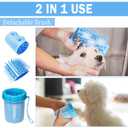 Dog Paw Cleaner for Dogs, Dog Paw Washer, Muddy Paw Cleaner, Pet Foot Cleaner, Dog Paw Protector Kit