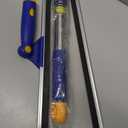 ITTAHO 14" Shower Squeegee for Glass Doors, All-Purpose Extendable Squeegee for Shower Glass with 2 Blades,Window Squeegee,Window Cleaner Tool for Shower Doors, Windows, Bathroom and Car Windshields (Blue)